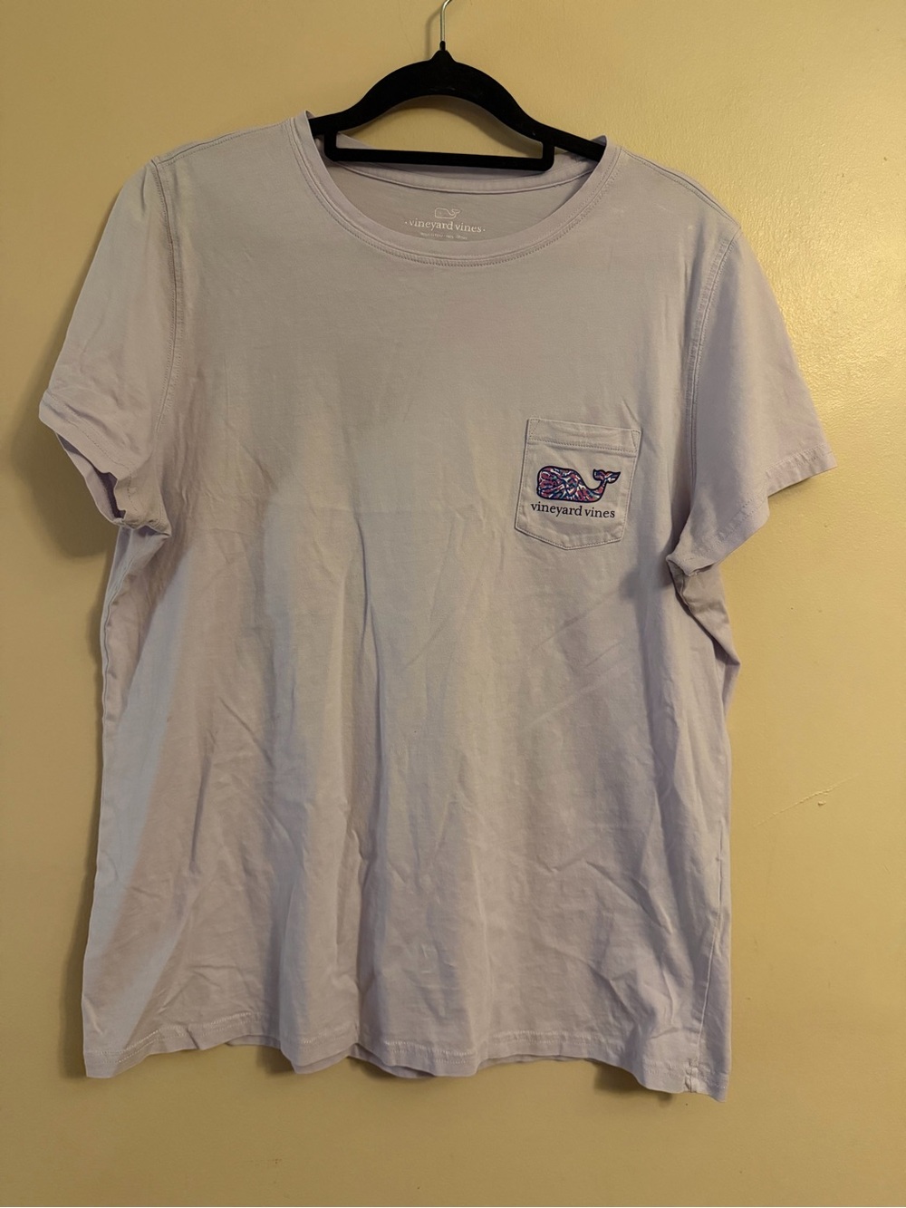 Vineyard Vines Lilac Short Sleeve Pocket Tee